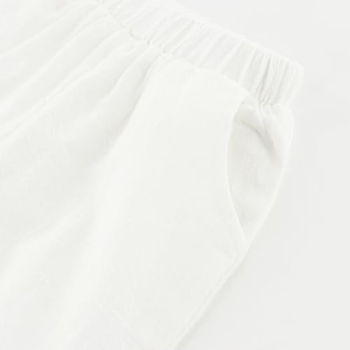 POBIDOBY Linen Short Set for Boys