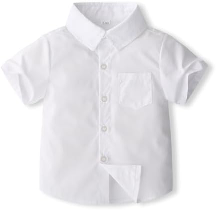 BULINGNA Toddler Boys Gentleman Outfits Summer Set