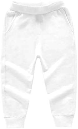 HDLEXD Unisex Cotton Elastic Sweatpants for Babies