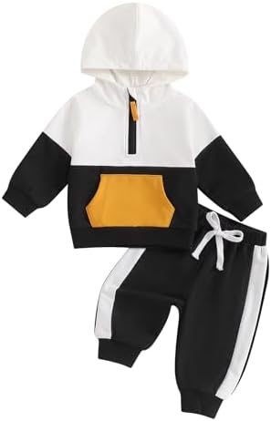 BemeyourBBs Toddler Boy Outfit Hoodie Svens