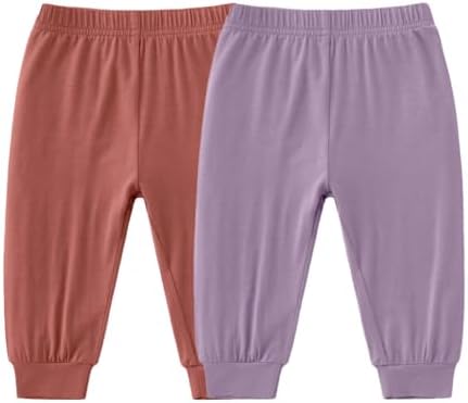 SUZEL Bamboo Viscose Jogger Pants for Babies