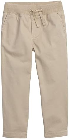 GAP Baby Boys Rib Waist Pull-On Khaki Chino Pants for Growth