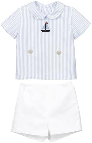 Twoflower toddler boys 2-piece set for Spring