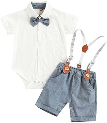 Karwuiio Toddler Boys Formal Suit Set