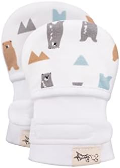 Adjustable Animal Print Cotton Glove Mittens for Babies