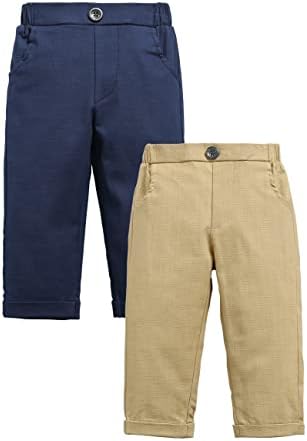 HeMarisle Baby Single Toddler Boys Stretch Slimmer Chino Pants