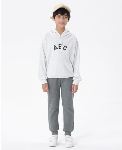 GFQLONG 3-Pack Cotton Joggers for Toddler Boys