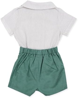 Twoflower - Embroidered Spring Two-Piece Set for Boys 1-6