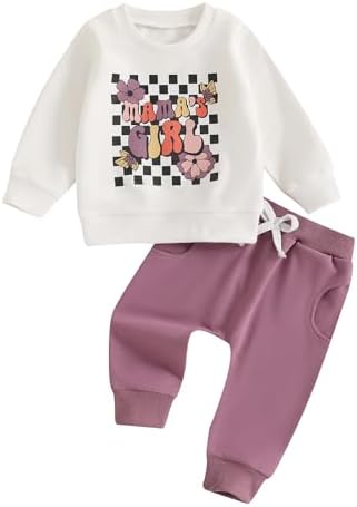 Perfect Toddler Essentialscheckedrinterface Top Pants Set for Growth Style
