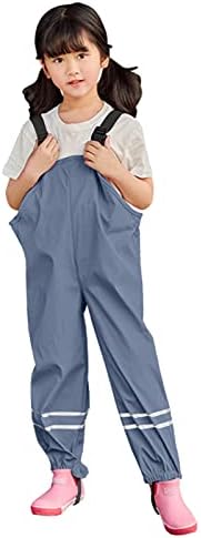 Kids Boys Girls Rain Pants Waterproof mud-proof rain suits for children