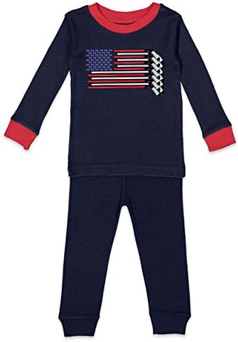 Hockey Sticks American Flag Kids Set