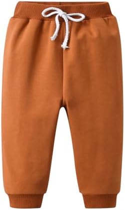 Comfortable Solid Jogger Pants for Baby Boys