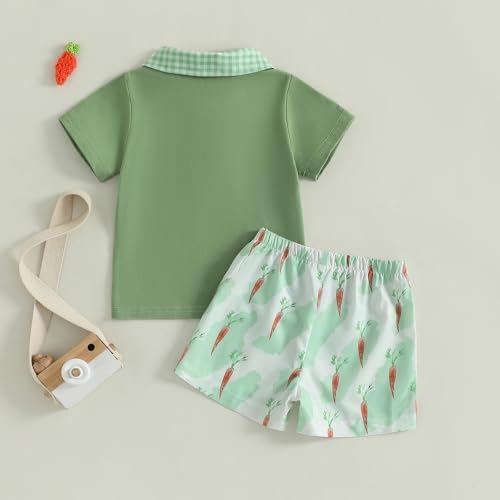 Big Brother Little Sister Easter Outfits Toddler Romper Set