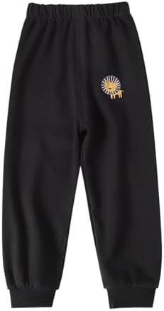 Toddler Boys Girls Active Jogger Pants with Pockets Stretch Fit