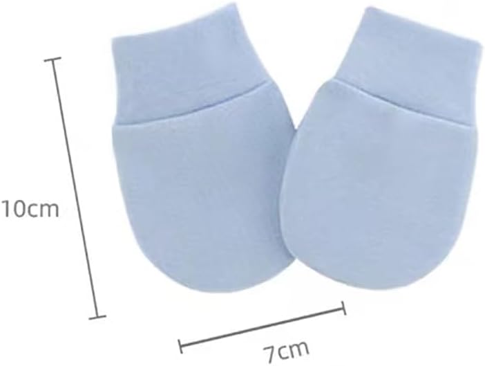 GSHLLO 6-Pair Cotton Newbornmittens Soft Breathable for Babies