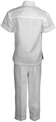 Mojito Kids Boys Linen Two Pocket Guayabera Set