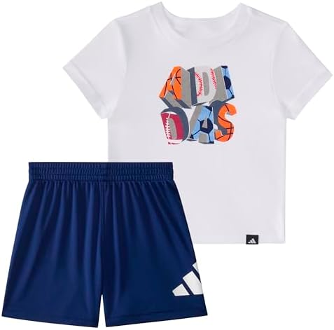 Adidas Baby Boys Comfort Short Sleeve Set