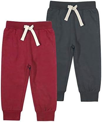 Perfect Fit Organic Cotton Joggers for Baby Boys 1-6T