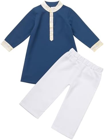 Modest Muslim Boy Thobe Set for Boys