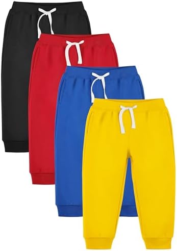 Resinta Baby Toddler Boys Cozy Fleece Jogger Pants