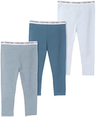 Calvin Klein Baby Boys 3-Pack Cotton Pants Ultra-Soft Comfortable Fit