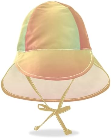 Rainbow Glitter Sun Hat for Babies 2t-4t