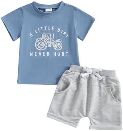 Lucikamy Toddler Tractor Outfit
