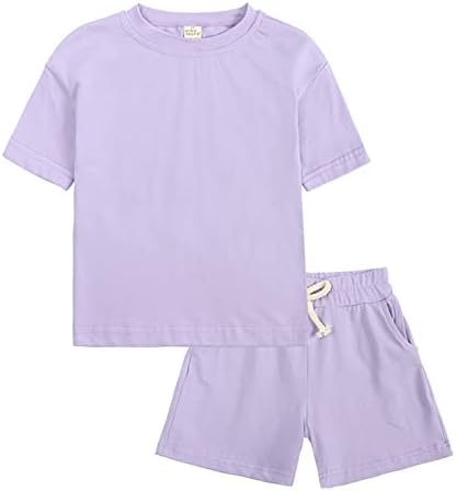 Mercatoo Toddler Boys Drawstring Shorts Set - Summer Outfits