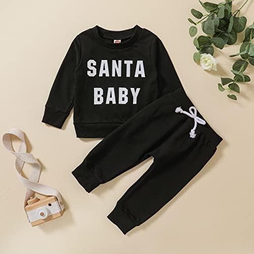 Christmas Puzzle Toddler Boys Girls Christmas Outfit Santa ChristmasWinterBabyFashion