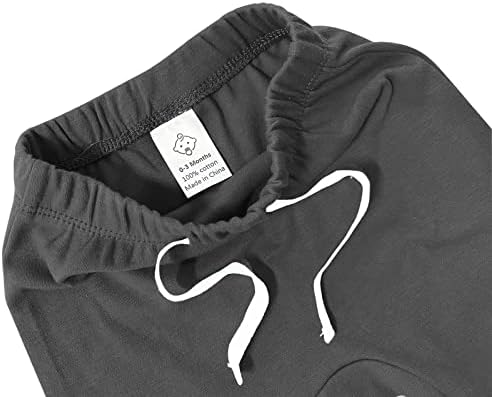 SOBOWO 3-Pack Newborn Joggers for Baby