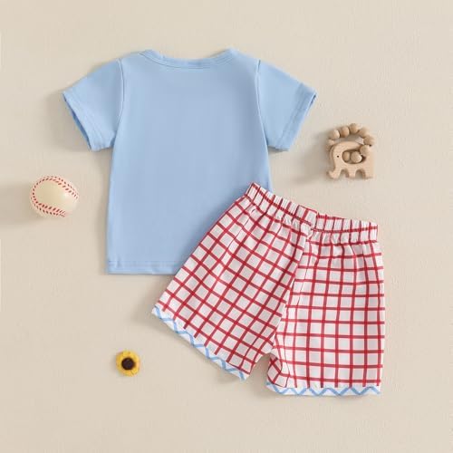 Bagilaanoe 2PCS Summer Outfit for Toddler Boy