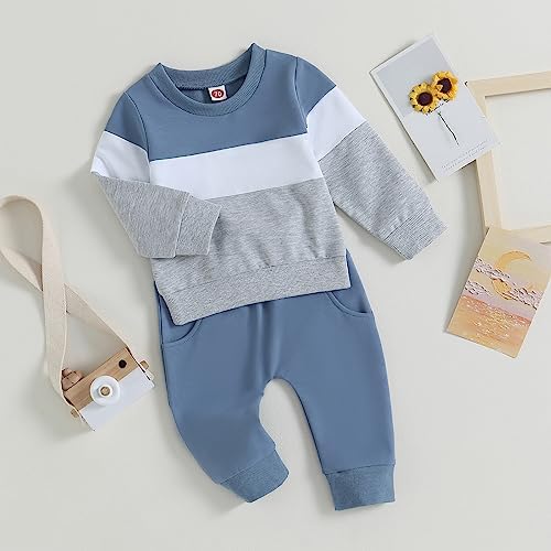 Keep them warm yet stylish - toddlers boys fall winter outfit set