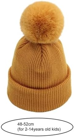 Winter Baby Beanie with Pompom Cat Cushy Stay Warm