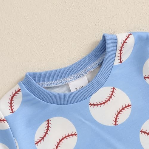 Baseball Outfit Set for Toddler Boys Cotton Soft Comfortable