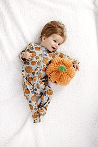 Mud Pie Baby Sleepers pumpkin patch vibe
