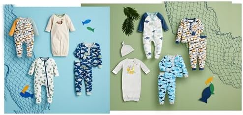 Turtle Tracks Blanket Sleeper for Boys