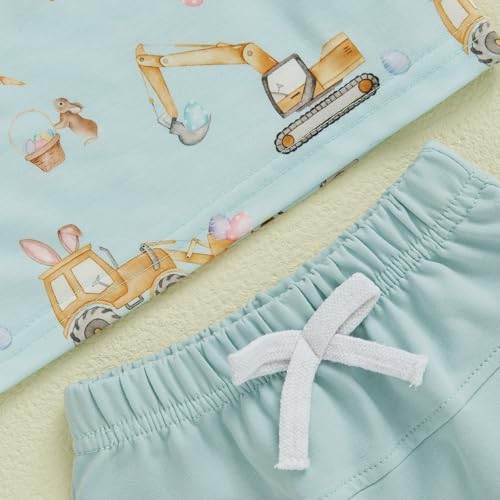 ToddlerEMS Protest Baby BoyEaster Set Truck Eagon Bunny 2Pcs