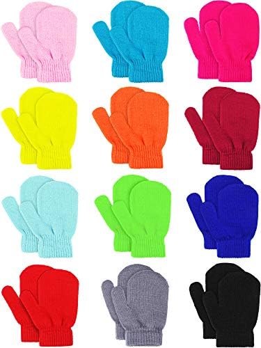 Sumind Knitted Toddler Mitten Gloves