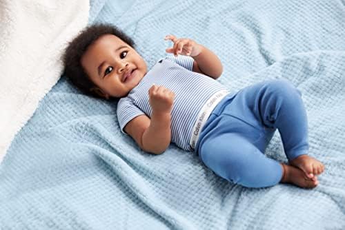 Calvin Klein Baby Boys 3-Pack Cotton Pants Ultra-Soft Comfortable Fit