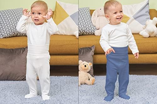 Elevens Kingdom - Soft Cotton Baby Pants for Boys 0-12 Months