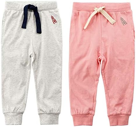 Organic Cotton Toddler Joggers with Drawstring