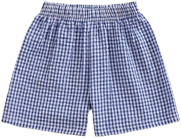 Fun Comfortable Plaid Shorts for Kids