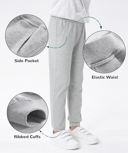 GFQLONG Toddler Boys Cotton Jogger Sweatpants