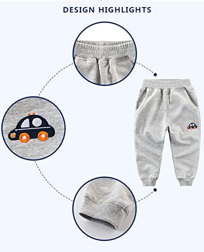 Bright Soft 100 Cotton Toddler Boys Sweatpants