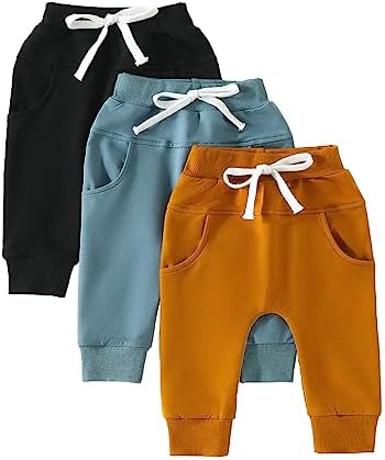 Stylish Solid Cotton sweatpants for Toddlers