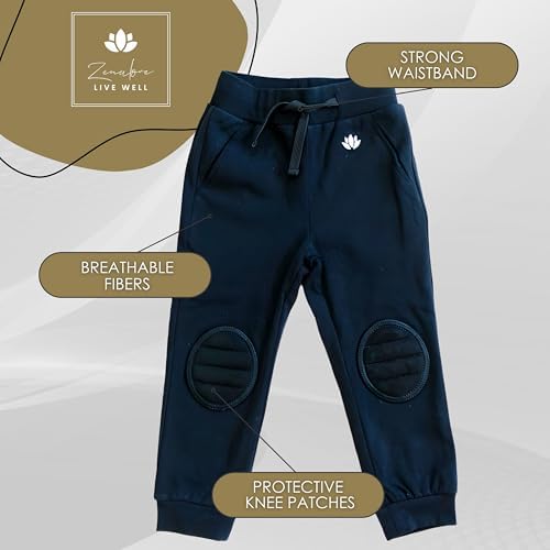 Safe andComfortable Viscose Toddler Pants with Knee Protection