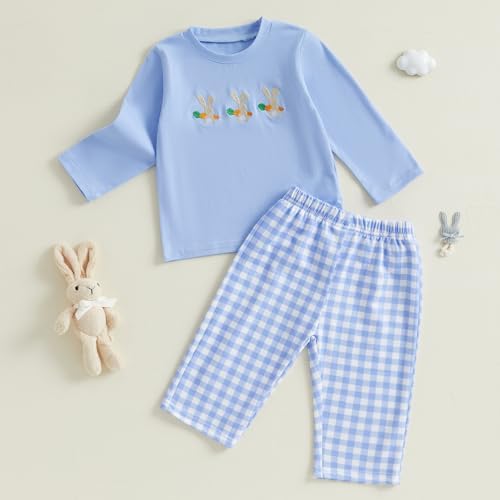 Bunny Carrot Toddler Boy Easter Outfit