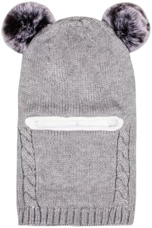 Adjustable Toddler Winter Hat with Scarf Boys Girls Gift for combo