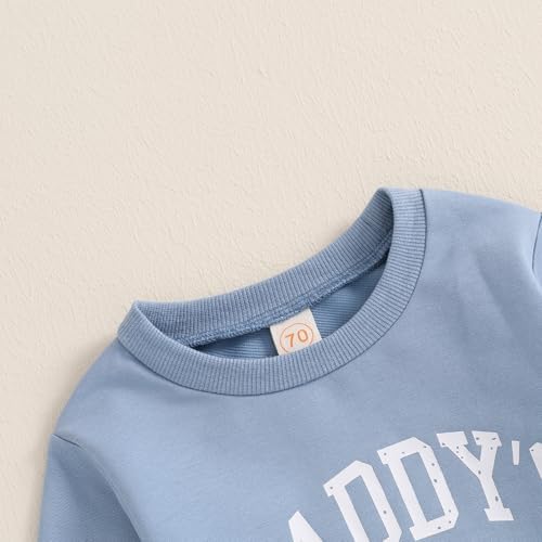 Fall Baby Boy Clothes Two-Piece Set Toddler Crewneck Sweatshirt Long Pants