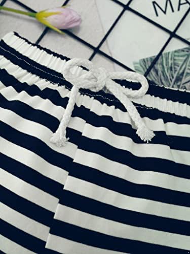 Venjoe Baby Boys Striped Drawstring Bloomers